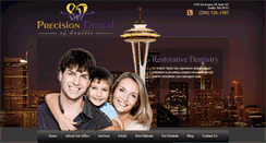 Desktop Screenshot of precisiondentalofseattle.com